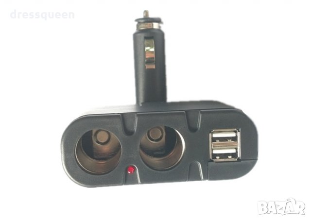 033 Двоен сплитер за запалка с 2 броя USB, снимка 8 - Аксесоари и консумативи - 24746295