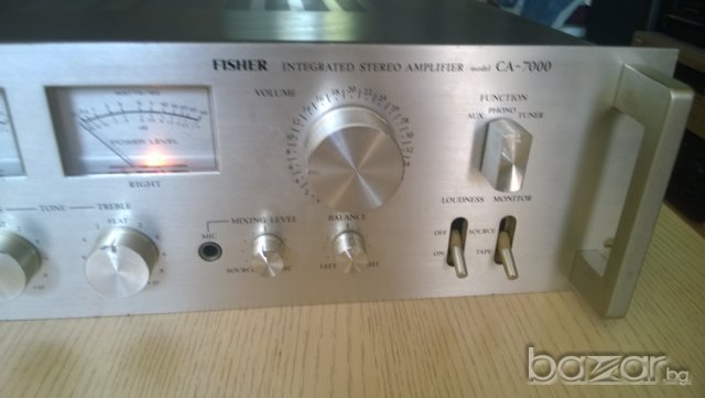 fisher ca-7000-stereo amplifier-made in japan-с чистачки нов внос швеицария, снимка 10 - Ресийвъри, усилватели, смесителни пултове - 7828973