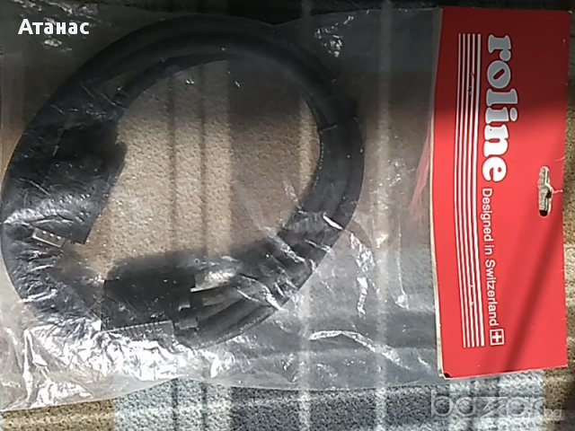 ROLINE кабел за монитор 2м., снимка 3 - Кабели и адаптери - 17832738