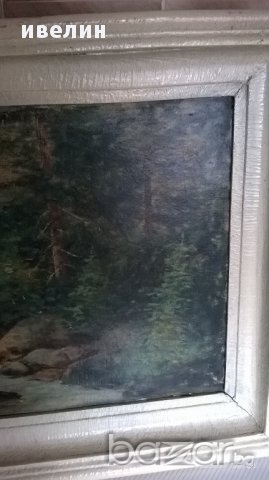 стара картина-пейзаж, снимка 3 - Картини - 12535543