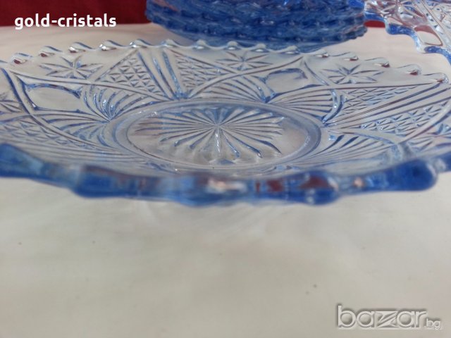 стъклени чинии цветно стъкло , снимка 5 - Антикварни и старинни предмети - 19592931