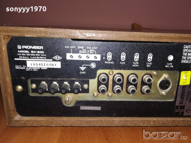 pioneer-ретро ресивър-внос швеицария, снимка 12 - Ресийвъри, усилватели, смесителни пултове - 20860122