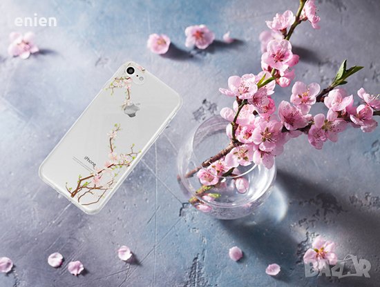 Уникален силиконов кейс с принт на цветя за iPhone X XS XR - 3 модела!, снимка 8 - Калъфи, кейсове - 24389259