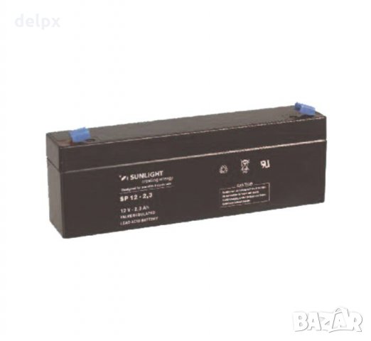 Акумулаторна оловна батерия SUNLIGHT 12V 2,3AH 178х35х61mm, снимка 1