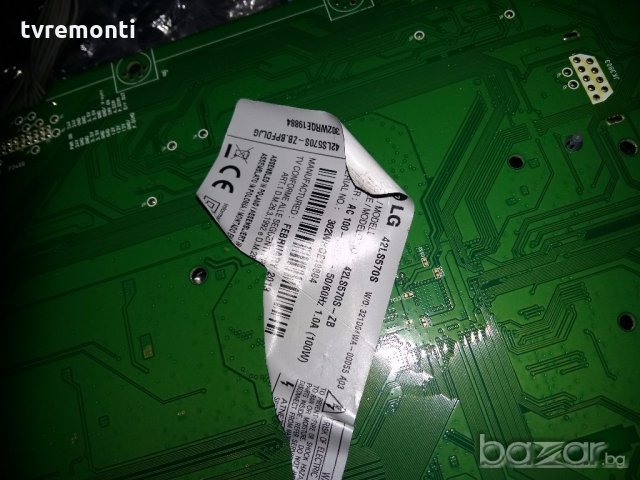 MAİN BORD EAX64307906(1.0),EBT62225712, снимка 5 - Части и Платки - 18645385