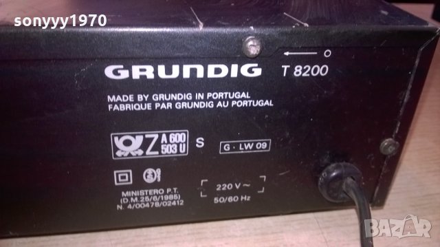 grundig t8200 tuner-внос швеицария, снимка 13 - Ресийвъри, усилватели, смесителни пултове - 24537151