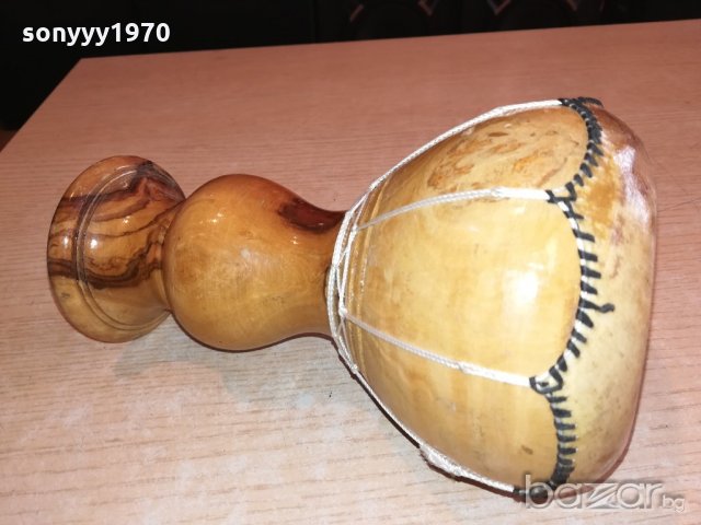 антика-tunisic-ретро колекция-тарамбука-20х12см-внос англия, снимка 17 - Ударни инструменти - 20246805