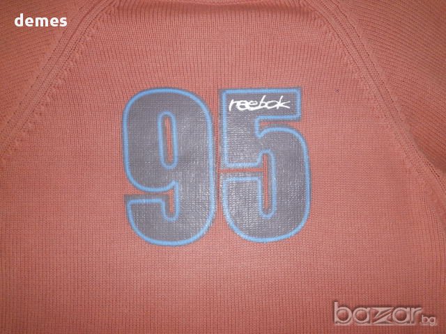 Блуза Rеевок цвят корал със 7/8 ръкав размер М , снимка 2 - Блузи с дълъг ръкав и пуловери - 17397779