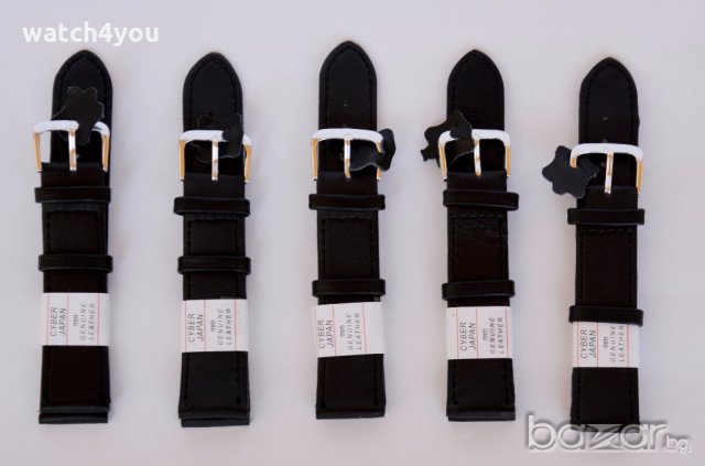 НОВИ КОЖЕНИ КАИШКИ-РАЗЛИЧНИ РАЗМЕРИ. КОЖЕНА КАИШКА ЗА ЧАСОВНИК 12мм 14мм 16мм 18мм 20мм 22мм 24мм