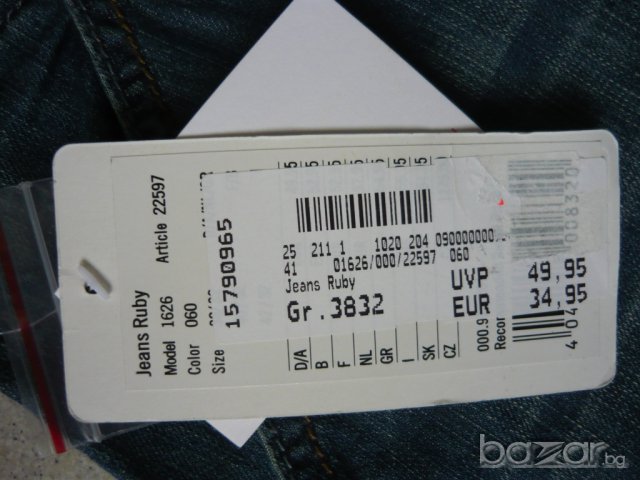 Нови оригинални дънки Gin Tonic /Джинтоник - немски размер 38/32, снимка 7 - Дънки - 6439952