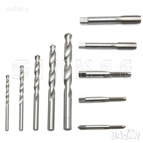 Комплект резбови втулки за възстановяване  на резби резбова втулка метчик свредло втулка, снимка 6 - Аксесоари и консумативи - 25914583