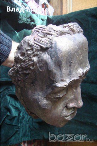 Скулптура женско лице-от социализма!, снимка 7 - Антикварни и старинни предмети - 17953372
