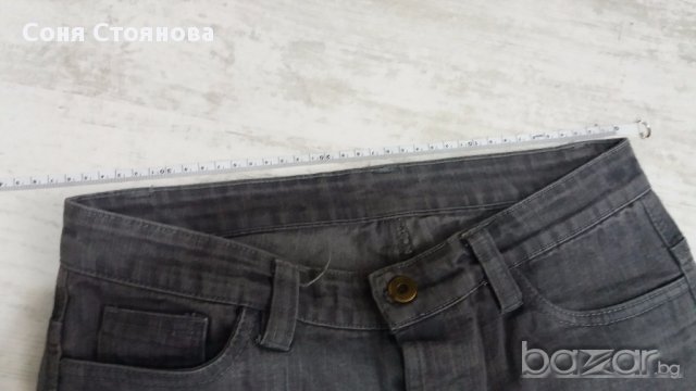 Дамски панталон дънки светло сиво, снимка 3 - Дънки - 18010111