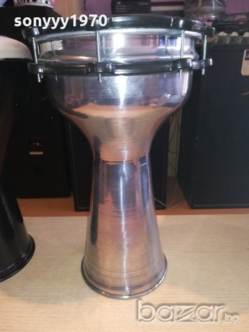 НОВИ тарамбуки-черна метална и сива алуминиева-40х25см, снимка 11 - Ударни инструменти - 21117232