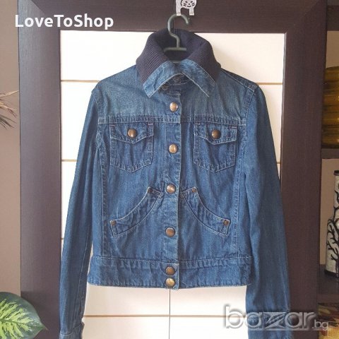 SISLEY оригинално дамско дънково яке, снимка 2 - Якета - 19070848