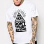 НОВО! Мъжка тениска DONT TRUST ANYONE с ILLUMINATI принт! Поръчай тениска по твой дизайн!, снимка 1 - Тениски - 15401910