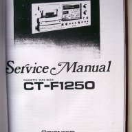 Service Manual Pioneer CT-F1250, perfect copy
