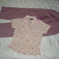 Риза и ленен панталон, снимка 2 - Комплекти - 18225242