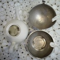 Немска термо кана за чай Koenigszelt, стил Art Deco, снимка 4 - Антикварни и старинни предмети - 23796321
