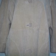 Манто или преходно палто от естествен велур ”Piano woman” / голям размер , снимка 3 - Палта, манта - 15398855