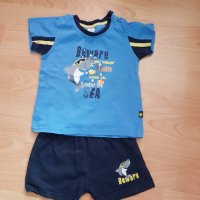 Лятни дрешки за момче на годинка, снимка 3 - Комплекти за бебе - 24960933