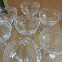 Кристални чаши за вино гравирани, снимка 3 - Сервизи - 22662075