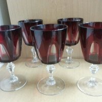 Сервиз кристални чаши за вино , снимка 4 - Сервизи - 22100135