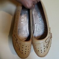 Дам.обувки-/изк.кожа/-№40-цвят-бежаво-жълти., снимка 6 - Дамски ежедневни обувки - 22385399