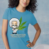 Страхотна тениска MEET PROFESSOR MARIJUANA със SWAG принт! Поръчай модел с твоя снимка!, снимка 1 - Тениски - 14138468