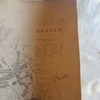 Стара карта Порто 1833, снимка 2 - Колекции - 25432632