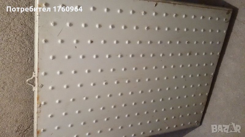 Платформена метална количка с кука за дърпане , снимка 1