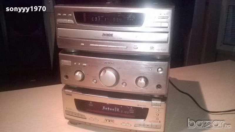 akai-amplifier+cd3disc+tuner+deck2-внос швеицария, снимка 1