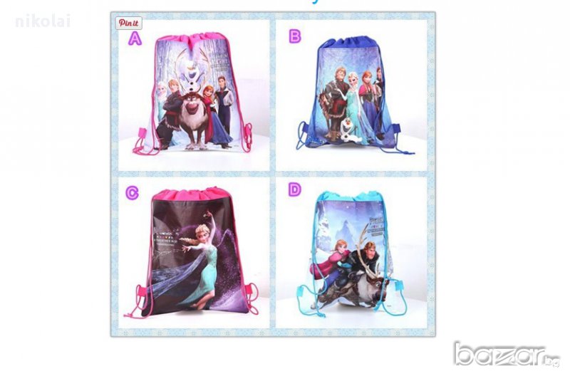 Разпродажба !!! Раница-чанта на Замръзналото-леденото кралство Eлза и Aна Froozen, снимка 1
