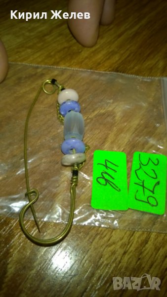 Стара игла брошка -149 бронз, снимка 1