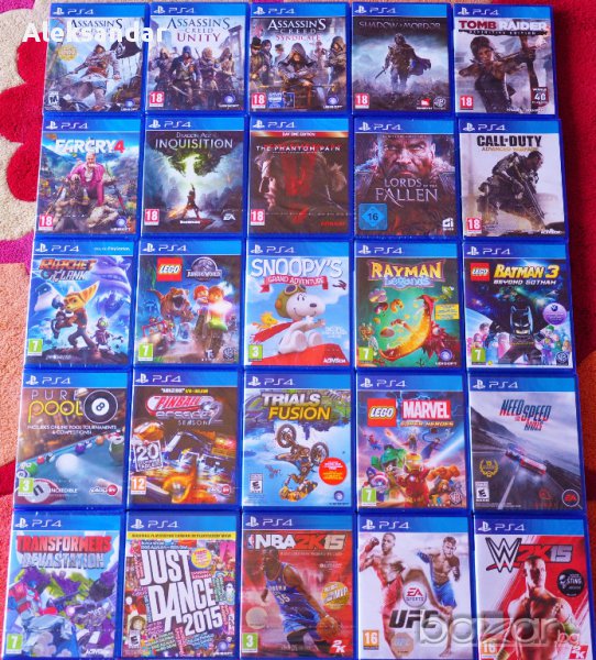 Нови ps4,Rayman,Trials,Lego,age,far,Assassins Creed,Speed,Dance,Tomb,Snoopy,Ratchet,,пс4, снимка 1