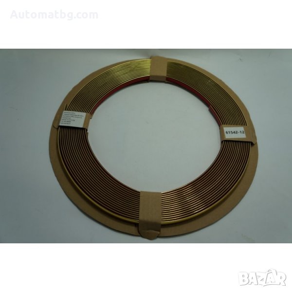 Декоративна лайстна ЗЛАТНА /12мм/, снимка 1