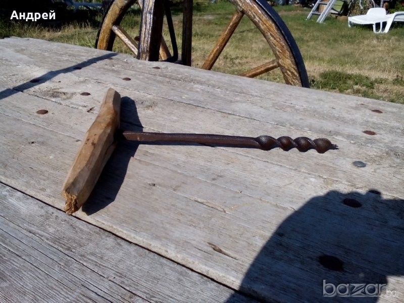 Старинен свредел,свърдел, снимка 1