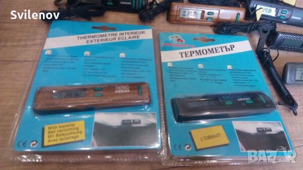 Продавам термометри+ часовник, снимка 1