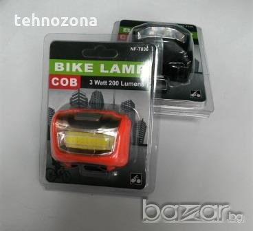 Велосипеден фар LED, Bike Lamp COB, снимка 1