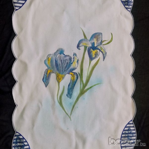 Ръчно рисуван и бродиран тишлайфер, снимка 1