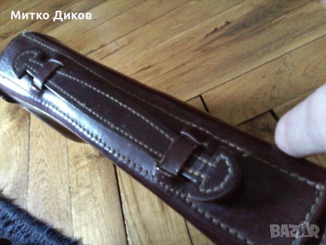 Чанта за принадлежности АУЗ естествена кожа, снимка 5 - Чанти - 21675037