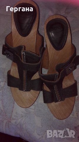 сабо естествена кожа , снимка 2 - Чехли - 21621020