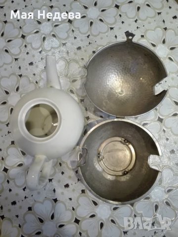 Немска термо кана за чай Koenigszelt, стил Art Deco, снимка 4 - Антикварни и старинни предмети - 23796321