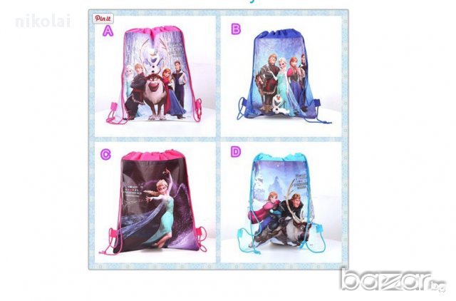 Разпродажба !!! Раница-чанта на Замръзналото-леденото кралство Eлза и Aна Froozen, снимка 1 - Кенгура и ранички - 10189363