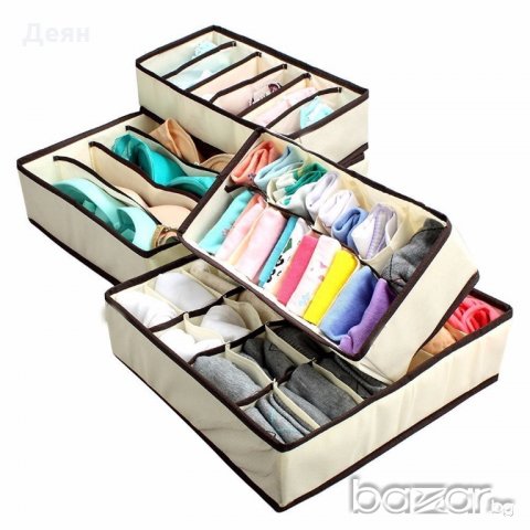 1751 4бр Органайзери за бельо,чорапи,сутиени и др., снимка 4 - Други стоки за дома - 19533488