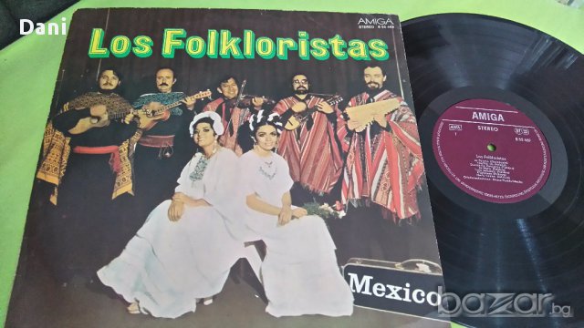 Грамофонна плоча- Los Folkloristas , снимка 1 - Грамофонни плочи - 17024078