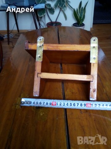 Старинна поставка за радио,лавица,рафт #3, снимка 4 - Антикварни и старинни предмети - 24593861