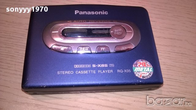 panasonic walkman-metal-внос швеицария, снимка 2 - Плейъри, домашно кино, прожектори - 12497794
