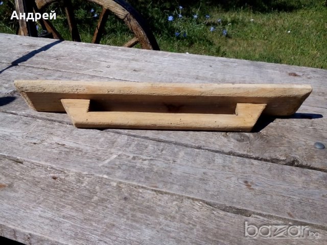 Стара дървена маламажка, снимка 5 - Антикварни и старинни предмети - 16846126