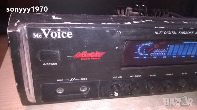 mc voice-hifi amplifier-5chanels-внос швеицария, снимка 6 - Ресийвъри, усилватели, смесителни пултове - 23821000